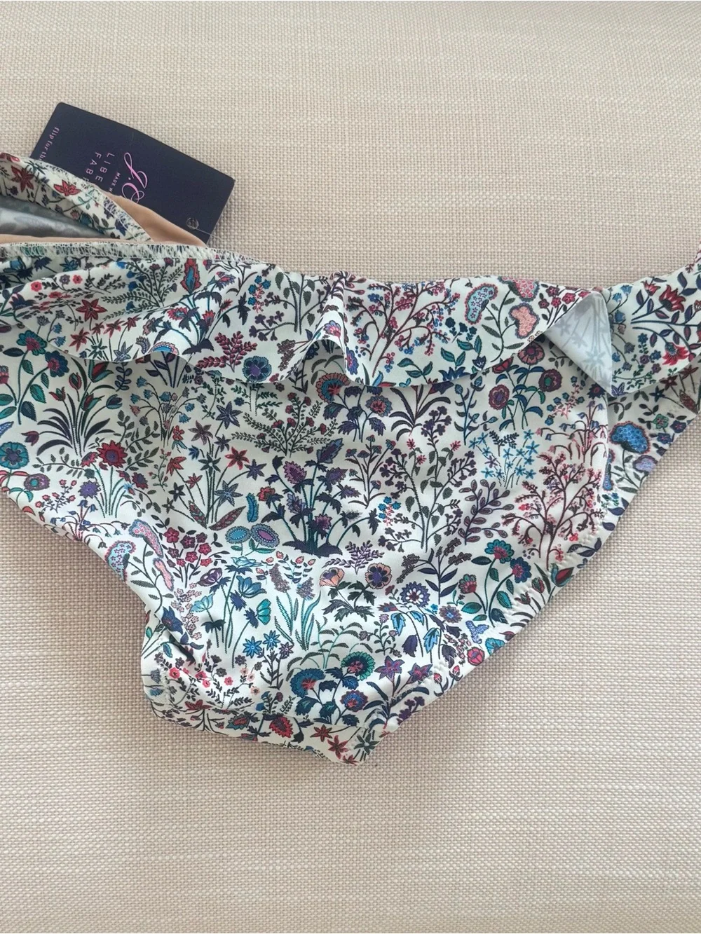 J. Crew Floral Liberty Print Bikini Bottoms XS NWT